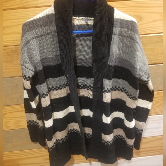 Charlotte Russe EUC Cardigan Stripes size small - Picture 1 of 5
